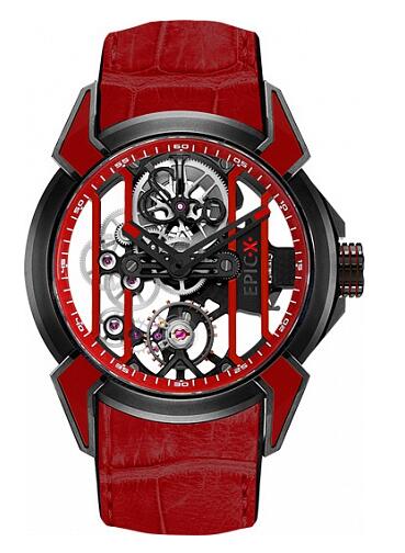 Jacob & Co EX100.21.RR.RW.A Epic X RACING Red Replica watch